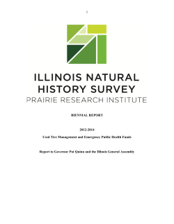 1  BIENNIAL REPORT 2012-2014