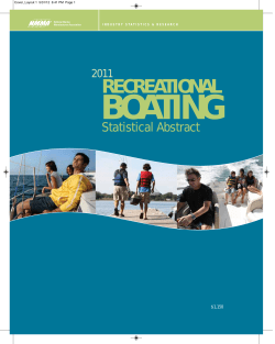BOATING RECREATIONAL Statistical Abstract 2011