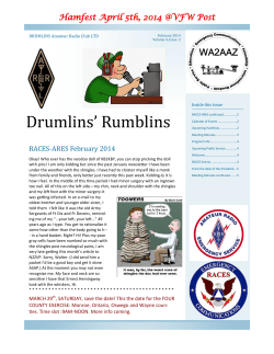 Drumlins’ Rumblins Hamfest April 5th, 2014 @VFW Post