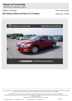 Nissan of Turnersville Contact: