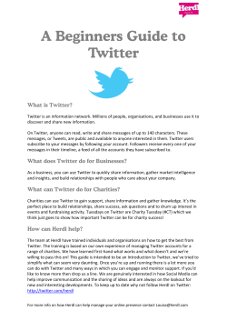 A Beginners Guide to Twitter  What is Twitter?