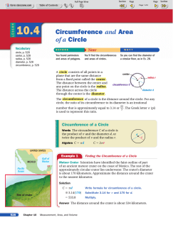 10 . Circumference Area