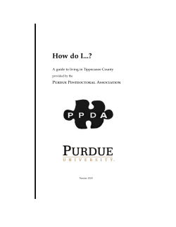 How do I...? Purdue Postdoctoral Association provided by the