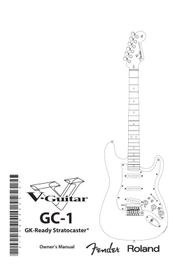 GC-1 GK-Ready Stratocaster® * 1