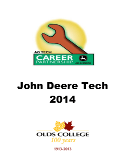 John Deere Tech 2014