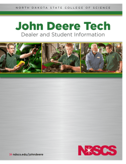 John Deere Tech Program - NDSCS