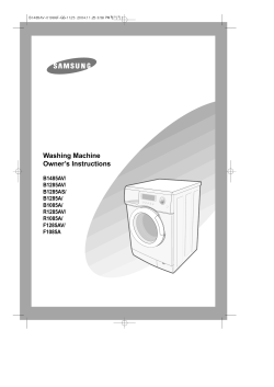 Washing Machine Owner’s Instructions B1485AV/ B1285AV/