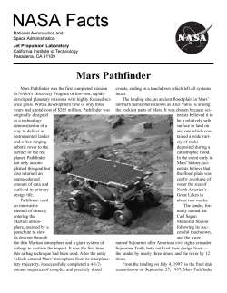 NASA Facts Mars Pathfinder