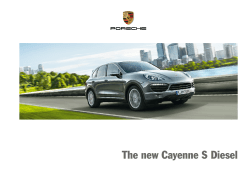 The new Cayenne S Diesel
