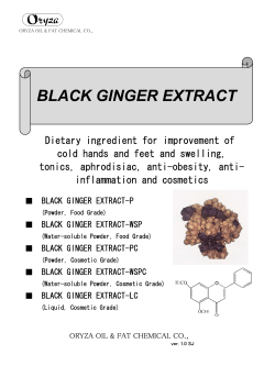 BLACK GINGER EXTRACT