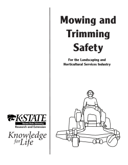 Mowing and Trimming Safety For the Landscaping and