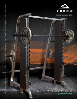 2013-14 Fitness equipment catalog yukonfitness.com L commercia