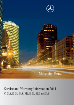 Service and Warranty Information 2011