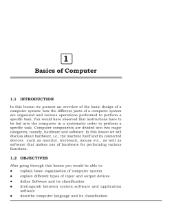 1 Basics of Computer 1.1