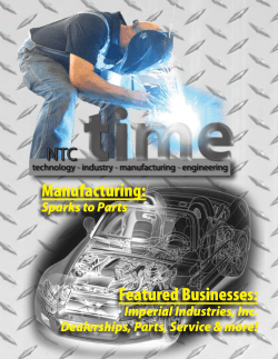 Manufacturing: Featured Businesses: Sparks to Parts Imperial Industries, Inc.