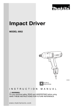 Impact Driver MODEL 6952