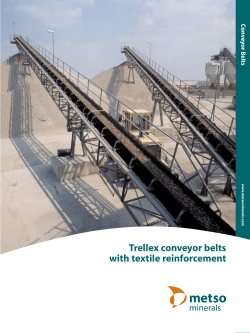 Trellex conveyor belts with textile reinforcement C o