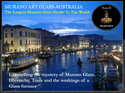 MURANO ART GLASS AUSTRALIA Unravelling the mystery of  Murano Glass.