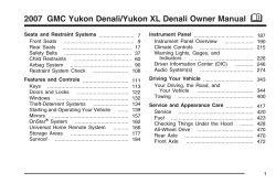 M 2007 GMC Yukon Denali/Yukon XL Denali Owner Manual