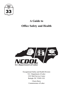 33 A Guide to Office Safety and Health