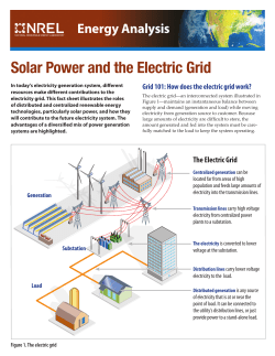 Solar Power and the Electric Grid Energy Analysis