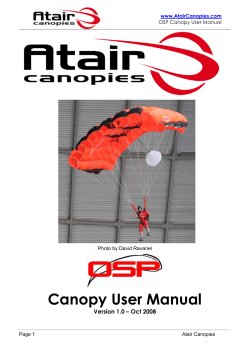 Canopy User Manual Version 1.0 – Oct 2008