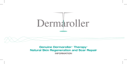 Dermaroller Genuine Dermaroller Therapy Natural Skin Regeneration and Scar Repair