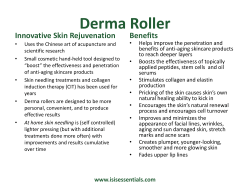 Derma Roller Innovative Skin Rejuvenation Benefits •
