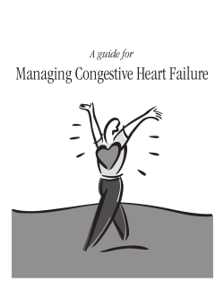 Managing Congestive Heart Failure A guide for
