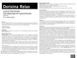 Dosage and Administration Dorixina Relax