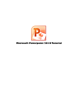 Microsoft Powerpoint 2010 Tutorial