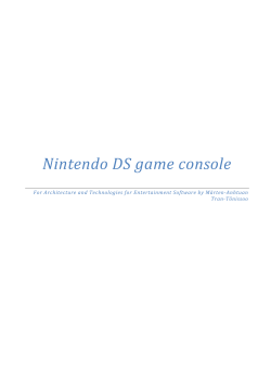 Nintendo DS game console Tran-Tõnissoo
