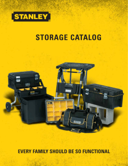 STORAGE CATALOG EVERY FAMILY SHOULD BE SO FUNCTIONAL