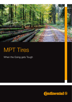 MPT Tires from Continental Environment