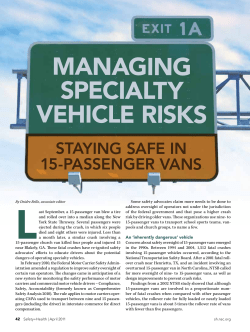 L Managing specialty vehicle risks