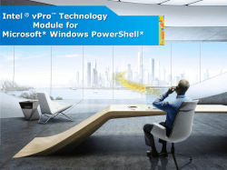 Intel vPro Technology