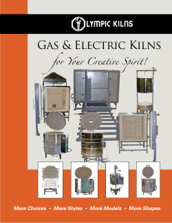 Gas &amp; Electric Kilns for Your Creative Spirit!