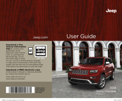 User Guide Jeep.com