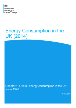 Energy in the UK (2014)