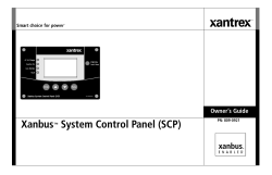 Xanbus System Control Panel (SCP) Owner’s Guide ™