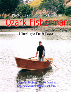 Ozark Fisherman Photo Essay: How to Build an Ultralight Drift Boat