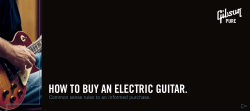 HOW TO BUY AN ELECTRIC GUITAR.