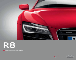R8 Audi R8 Coupé | R8 Spyder Audi Sport performance cars
