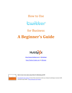 A Beginner’s Guide    How to Use  for Business 