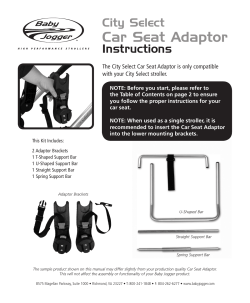 Car Seat Adaptor City Select Instructions