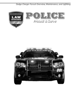 POLICE ŃŃŃŃŃŃŃŃųƕƒƗƈƆƗŃŉŃŶƈƕƙƈ Dodge Charger Pursuit Overview, Maintenance, and Up ng