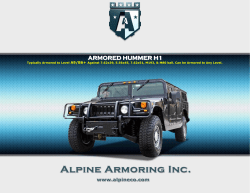 ARMORED HUMMER H1 A9/B6+