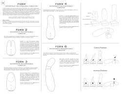 form form 4 EN waterproof rechargeable vibrators