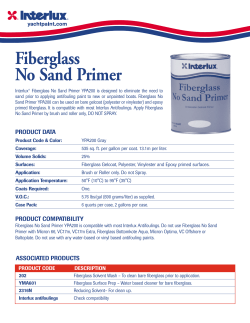 Fiberglass No Sand Primer