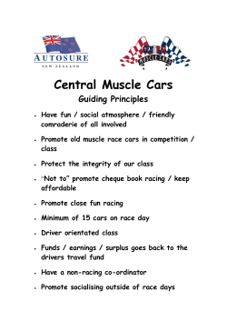 Central Muscle Cars Guiding Principles